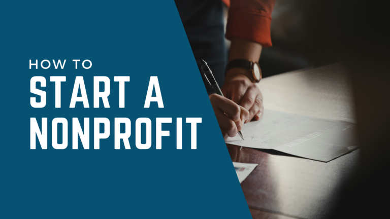 How to start a nonprofit organization: A step-by-step guide.